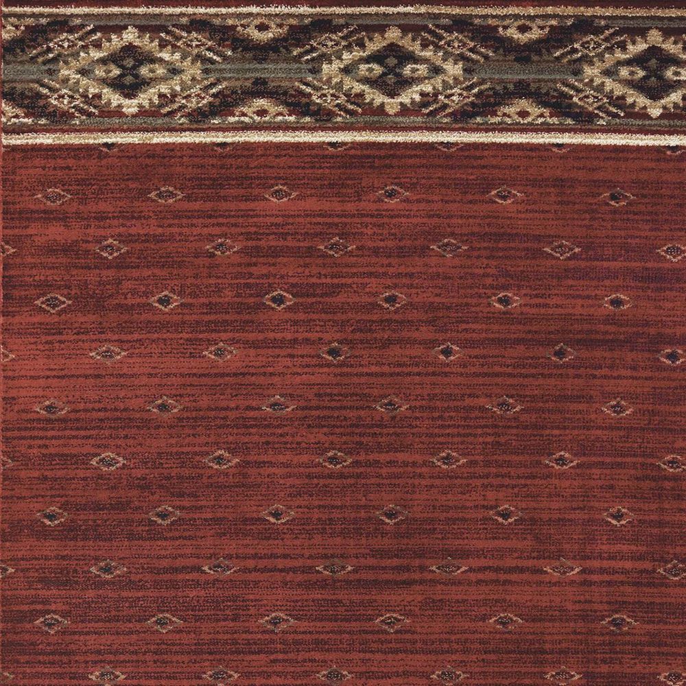 Oriental Weavers Woodlands 9652C 5&#39;3&quot; x 7&#39;3&quot; Red Area Rug, , large