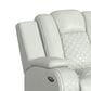 Mayberry Hill Carlo Power Motion Recliner with Power Headrest and LED in Pebble Oyster, , large