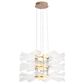 Golden Lighting Vetrina 3-Light Pendant in Light Gold, , large