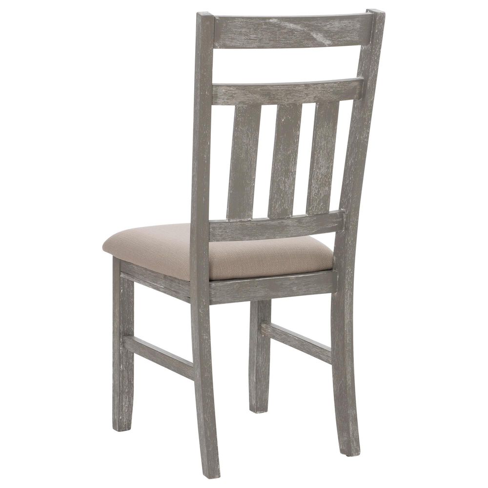 Linon Home Decor Turino Side Chair in Weathered Grey, , large
