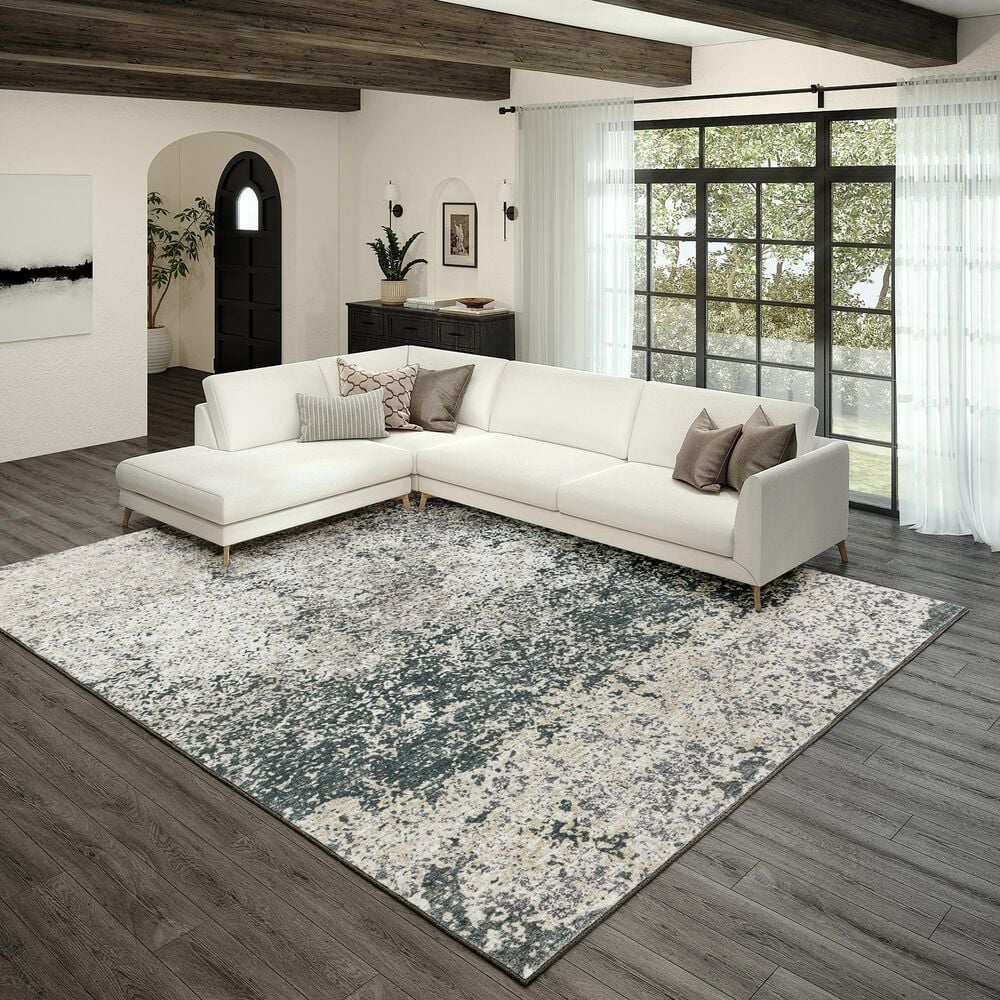 Dalyn Rug Company Winslow 3&#39; x 5&#39; Graphite Indoor/Outdoor Area Rug, , large