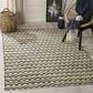 Safavieh Montauk 6" x 9" Gold, Blue and Black Area Rug, , large