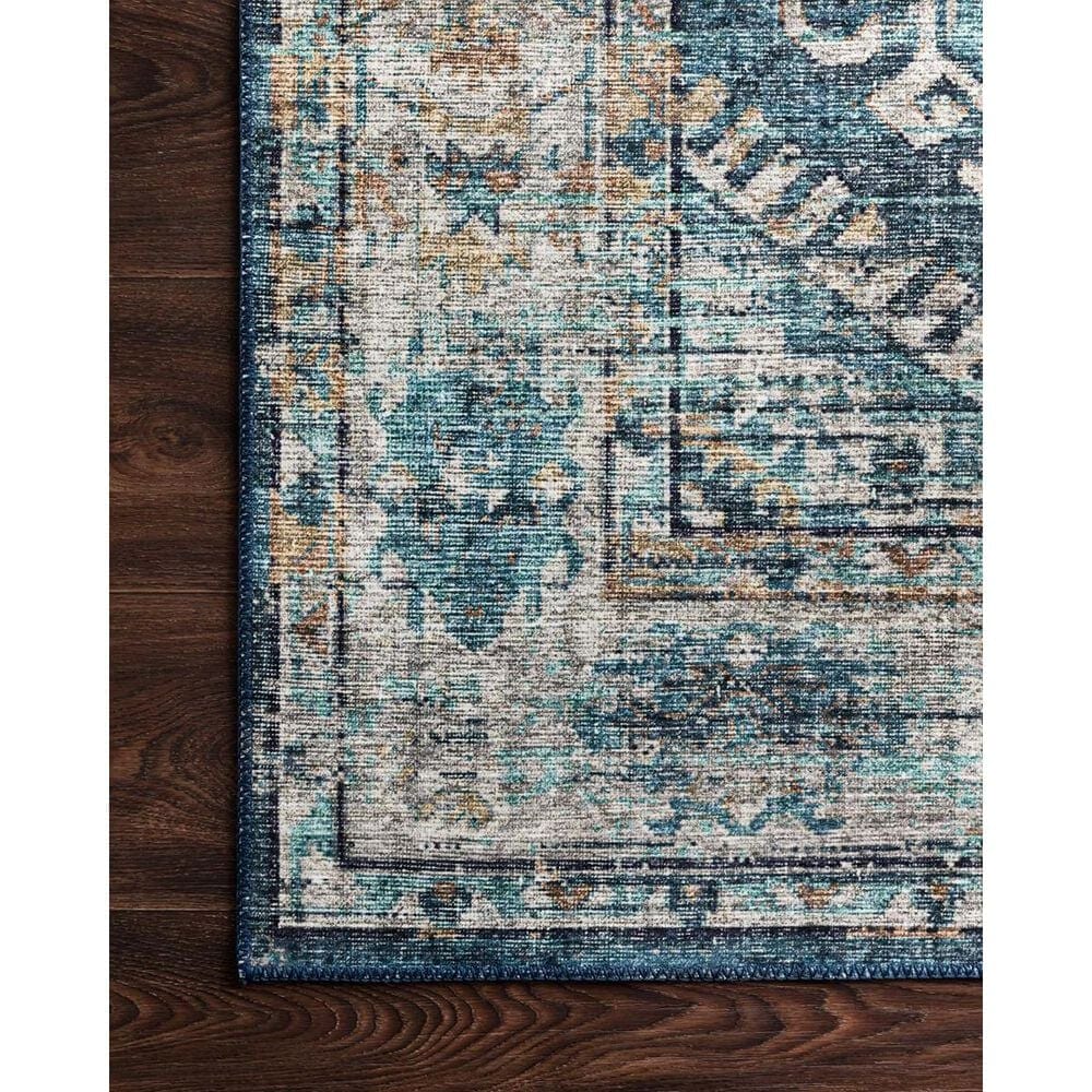 Loloi II Skye SKY-03 2&#39;3&quot; x 3&#39;9&quot; Denim and Natural Scatter Rug, , large