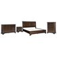 Ashley Trellington 4-Piece King Bedroom Set in Warm Brown Cherry, , large