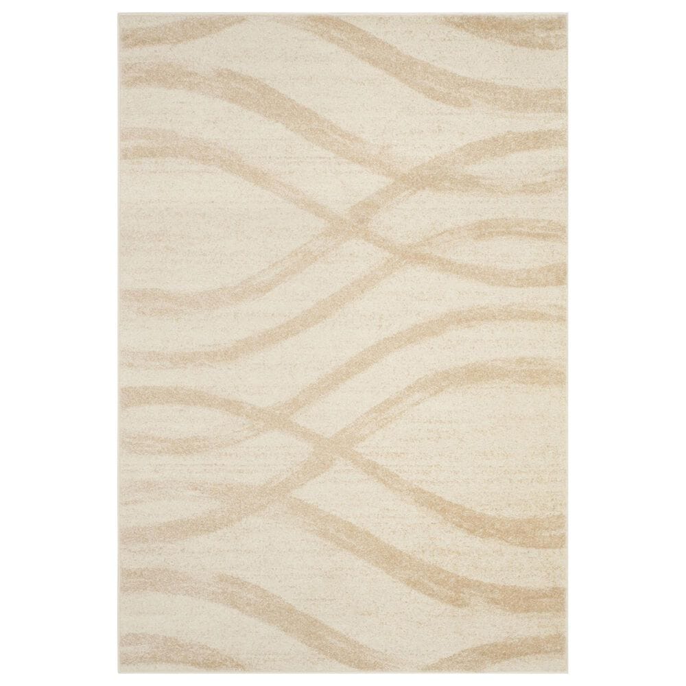 Safavieh Adirondack ADR125W 10" x 14" Cream and Champagne Area Rug, , large