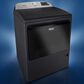 Maytag 7.4 Cu. Ft. Smart Front Load Gas Dryer with Extra Power in Midnight Steel, , large