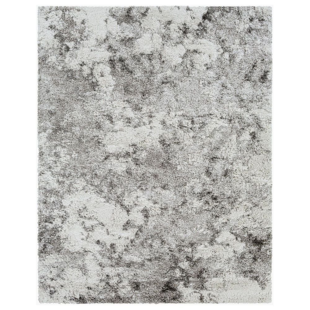 Surya Alta Shag 2" x 2"11" Off-White, Light Gray, Medium Gray and Gray Area Rug, , large