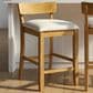Armen Living Merie Counter Height Stool in Putty Brown, , large