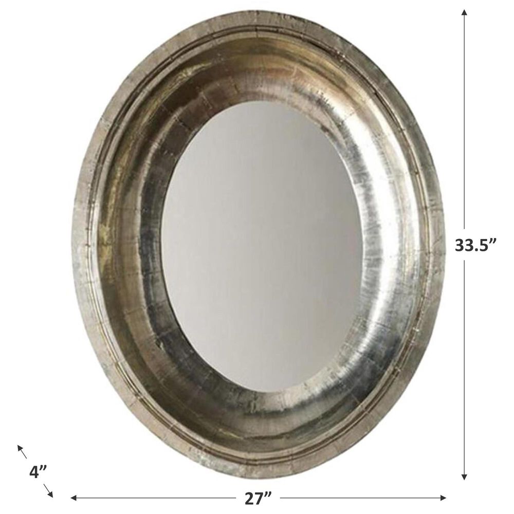 Lazy Susan Royal German Mirror in Silver, , large