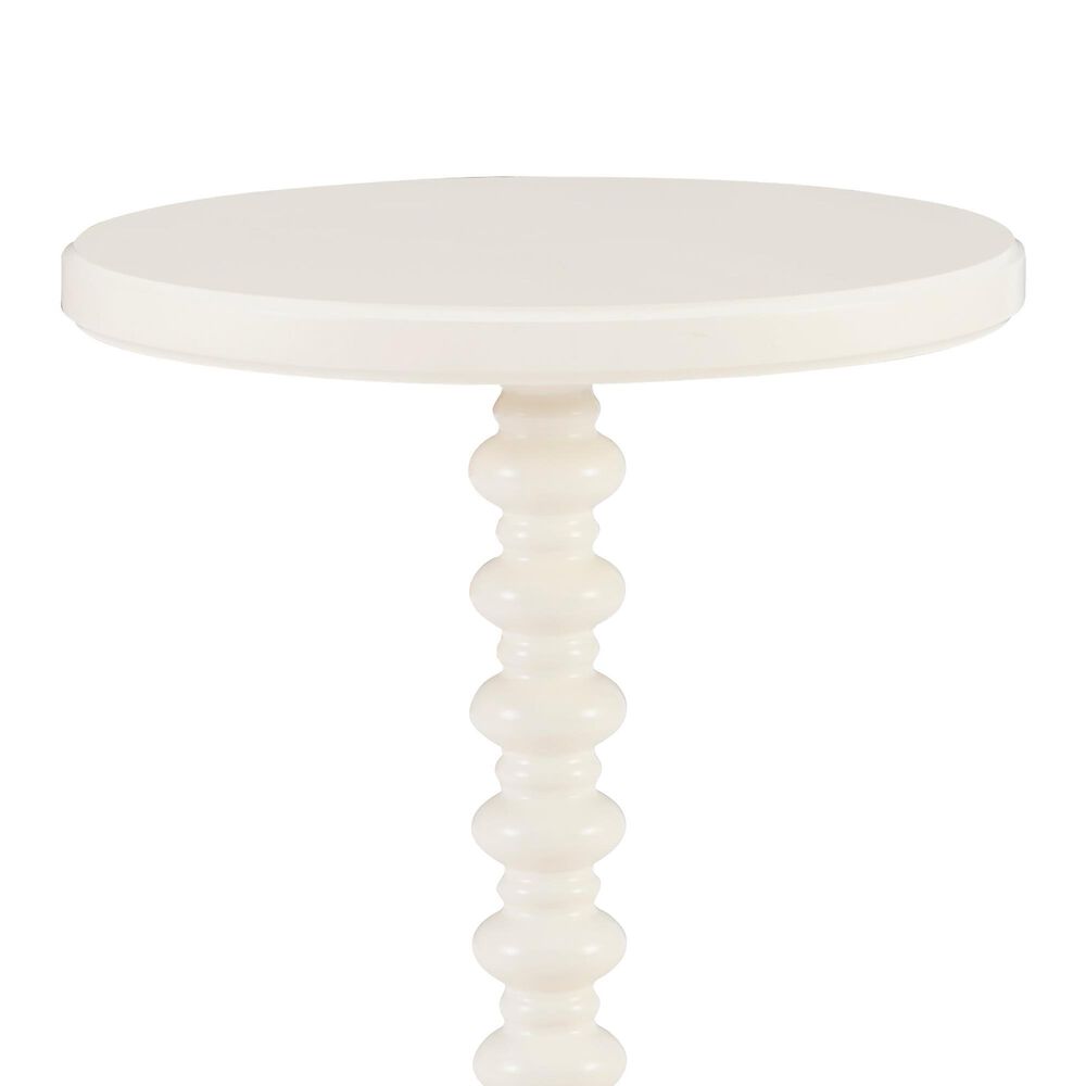 Linon Home Decor Spectrum Side Table in Off White, , large
