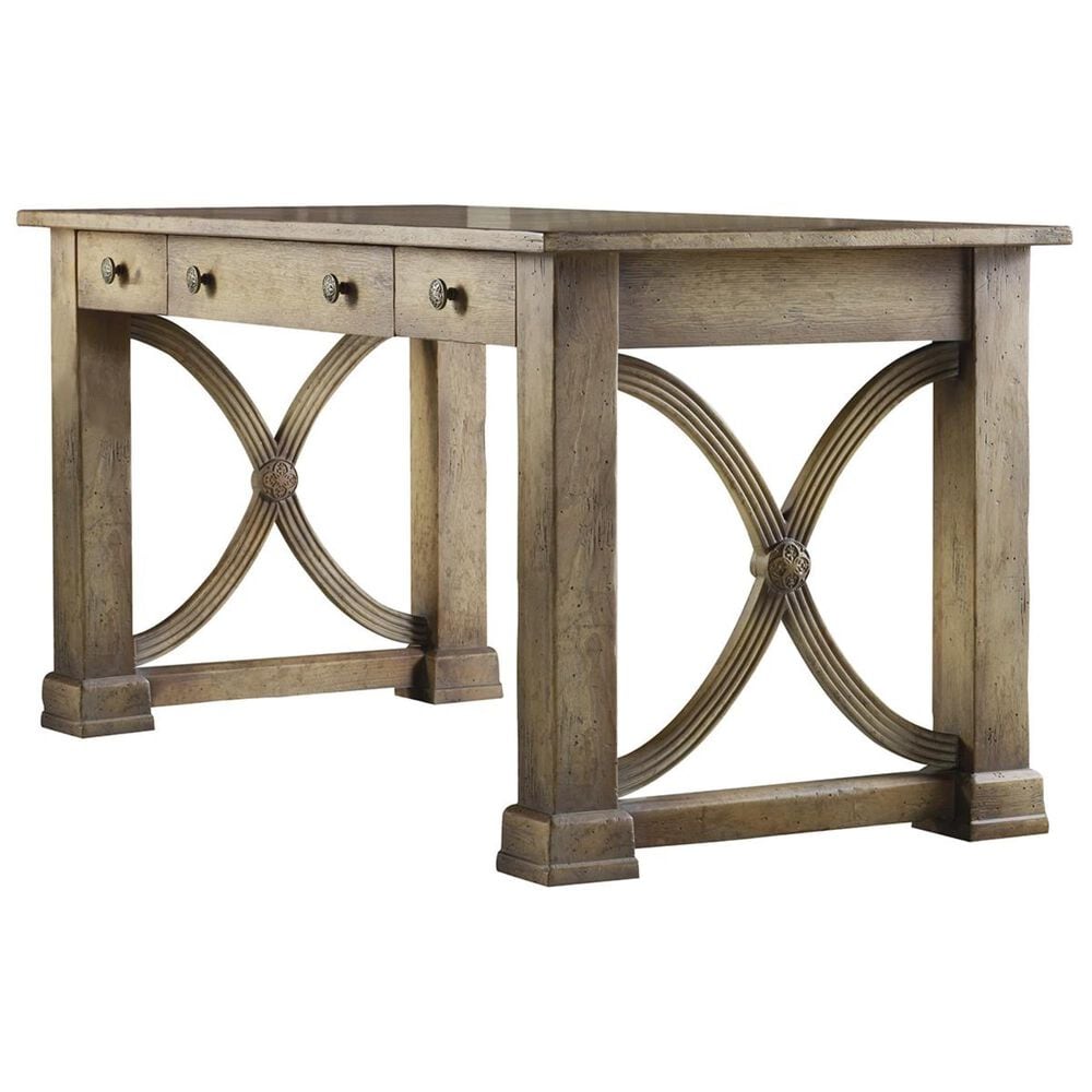 Hooker Furniture Melange Architectural Writing Desk with 3 Drawers, , large