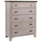 Viceray Collections Bungalow 5 Drawer Chest in Dover Grey and Folkstone, , large