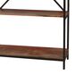 Carolina Chair and Table Brayden Bookcase in Chestnut/Black, , large