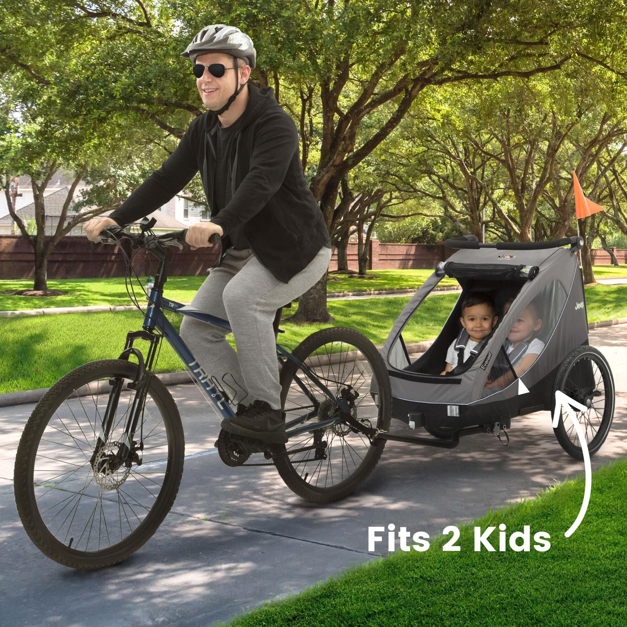 2 in 1 bike 2025 trailer stroller
