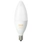 Philips Hue 2-Pack LED Smart Candle E12 White Bulb, , large