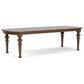 Riverside Furniture Calhoun 7-Piece Rectangular Dining Set in Whiskey Oak and Ebony Whiskey Oak, , large