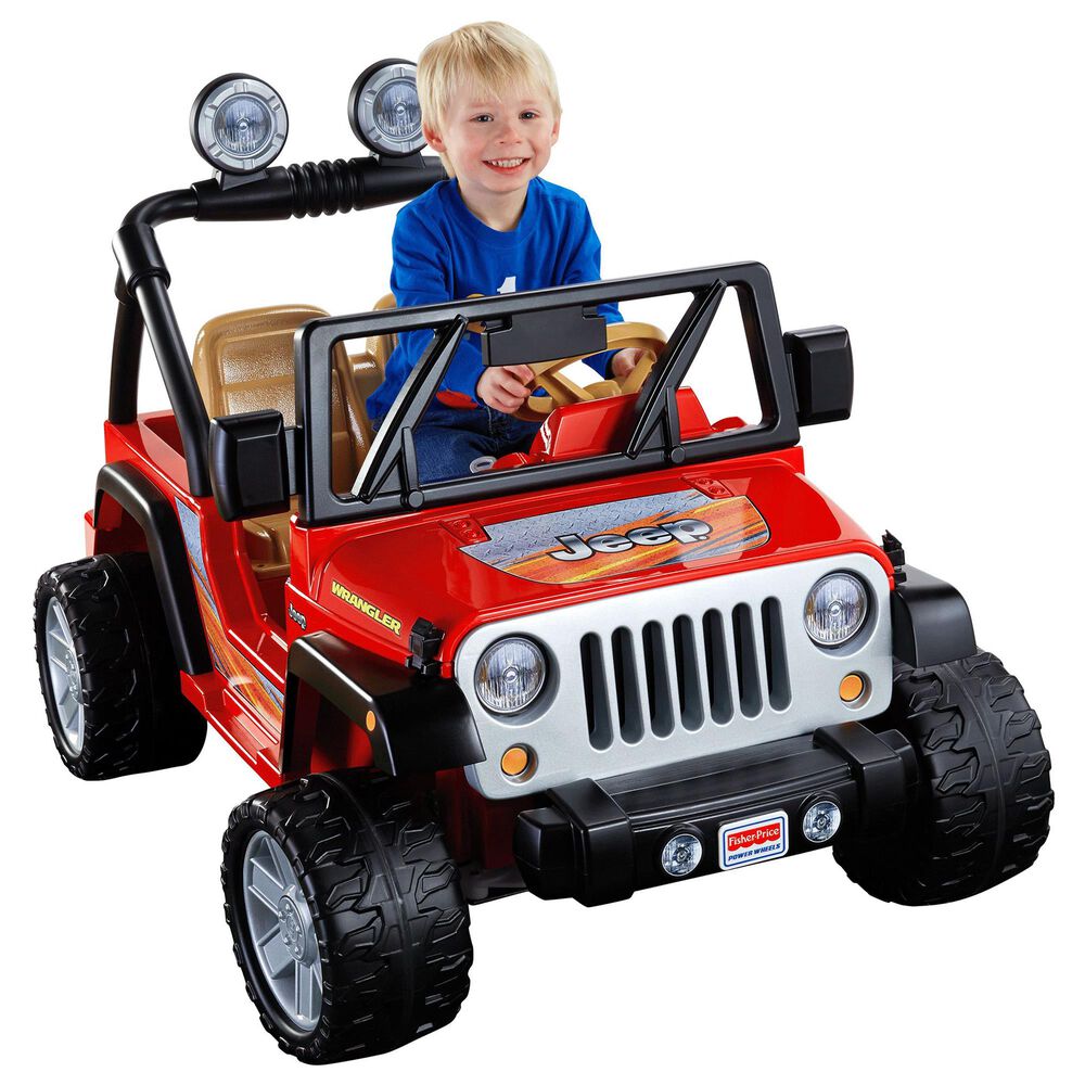 Power Wheels Jeep Wrangler in Red, , large