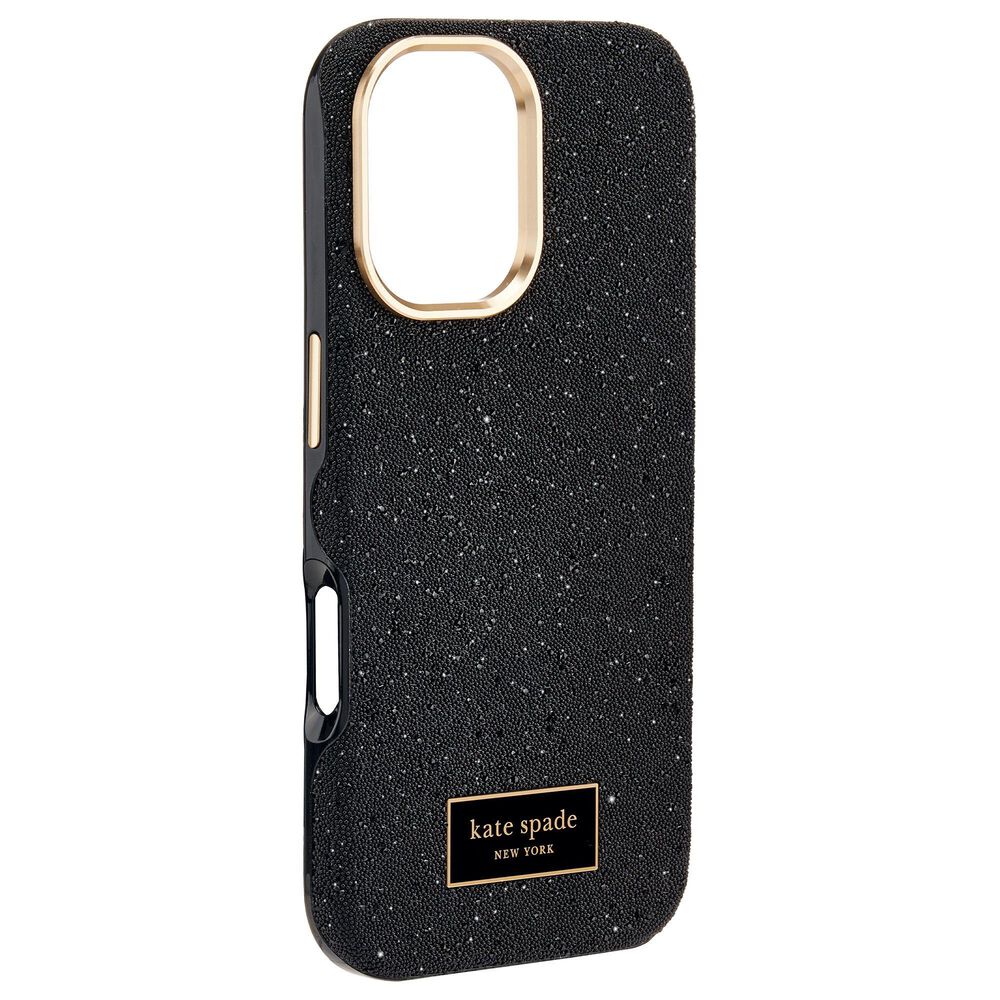 Kate Spade Crystal Pave Magsafe Case for iPhone 16 in Nightfall, , large