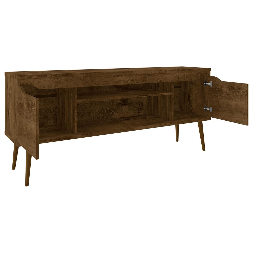 Dayton Bradley 62.99&quot; TV Stand in Rustic Brown, , large