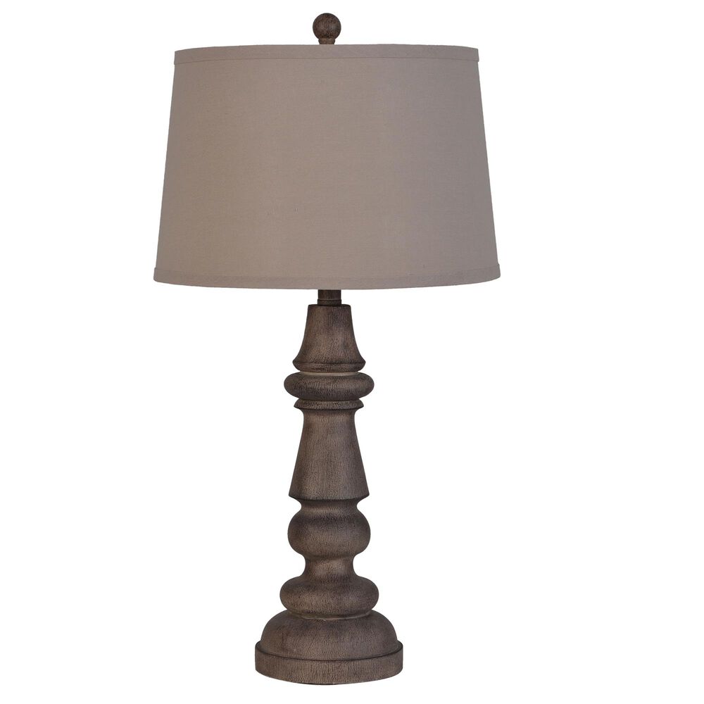 Lamps Per Se 29" Polyresin Table Lamp in Dark Brown, , large
