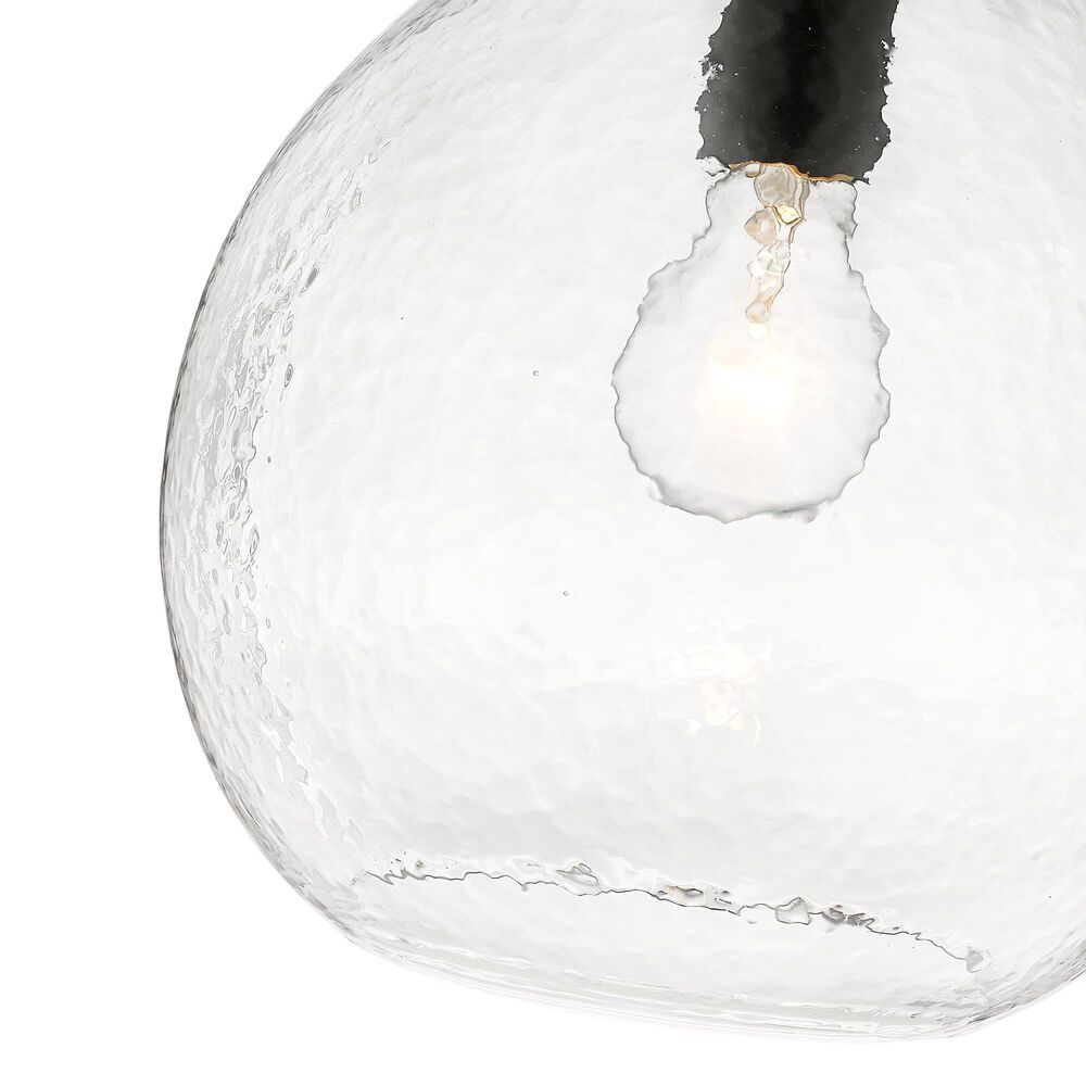 Golden Lighting Ariella 1-Light Small Pendant in Matte Black, , large