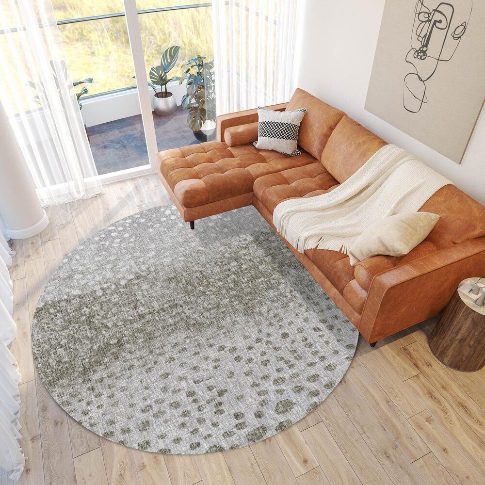Dalyn Rug Company Boca BO12 Taupe 8&#39; Round Area Rug, , large