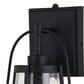 Vaxcel Portage Park 1-Light Outdoor Wall Sconce in Matte Black, , large