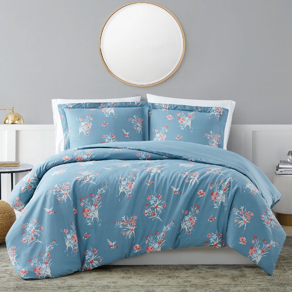 Pem America Paulina 2-Piece Twin/Twin XL Quilt Set in Blue, , large