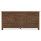 Hooker Furniture Driftwood 8-Drawer Dresser Only in Worn Saddle, , large