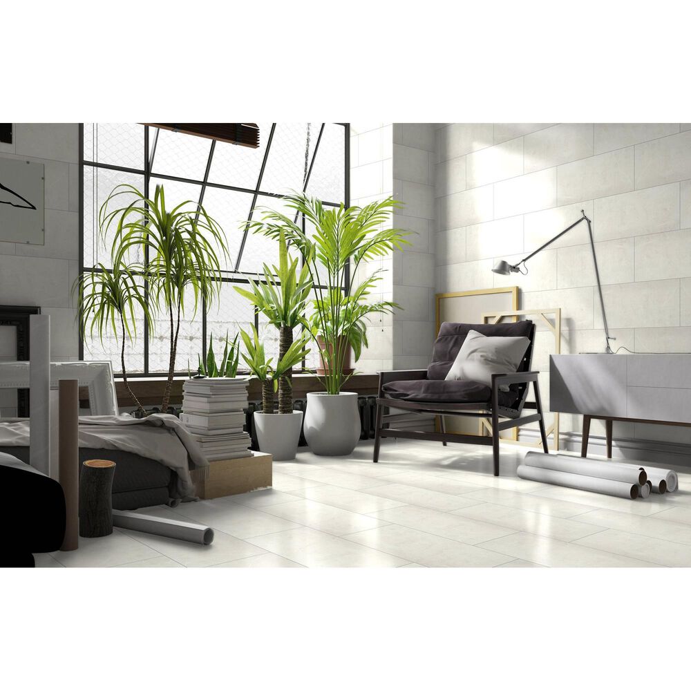 Emser Sterlina Silver 12&quot; x 24&quot; Matte Porcelain Tile, , large