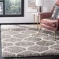 Safavieh Hudson Shag SGH280B-10 10" x 14" Grey/Ivory Area Rug, , large