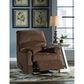 Ashley Nerviano Manual Zero Wall Recliner in Chocolate, , large