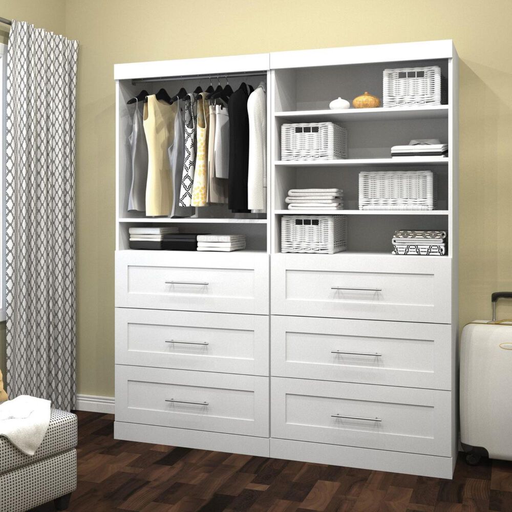 Bestar Pur 72" Classic Kit in White, , large