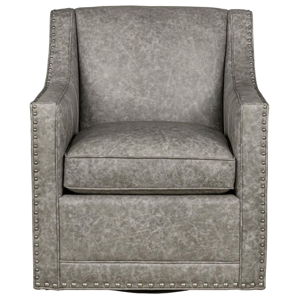 Lexington Furniture Barrier Swivel Chair in Grey, , large