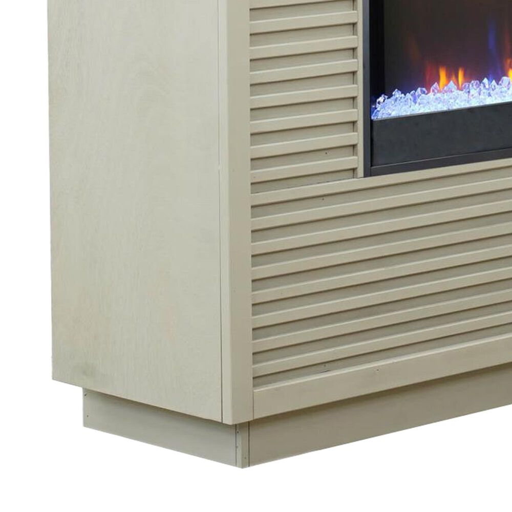 Legends Home Stardust Fireplace Mantel with Fireplace Insert in Sandstone, , large