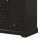 Lexora Home Dukes 48" Double Bathroom Vanity in Espresso with 2 cm White Quartz Top and Rectangular Sinks, , large