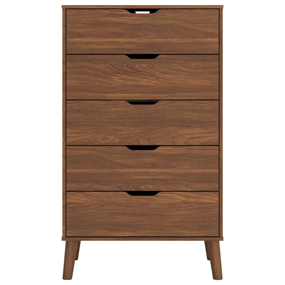 Ashley Fordmont 5-Drawer Chest in Auburn, , large