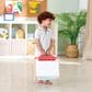 Hape Toys Store and Go Easel Folding Double-Sided Tabletop Blackboard and Whiteboard with Chalks, Markers, , large