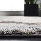 Safavieh Cyrus Shag 3" x 5" Dark Grey and Orange Area Rug, , large