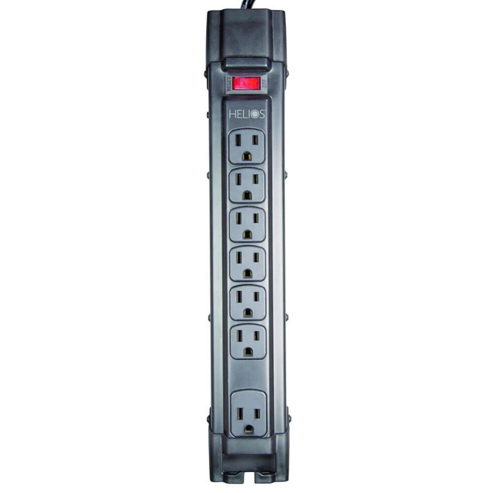 Helios 2-Piece 7 Outlet Surge Protector and Silver Series 6' HDMI Cable in Black, , large