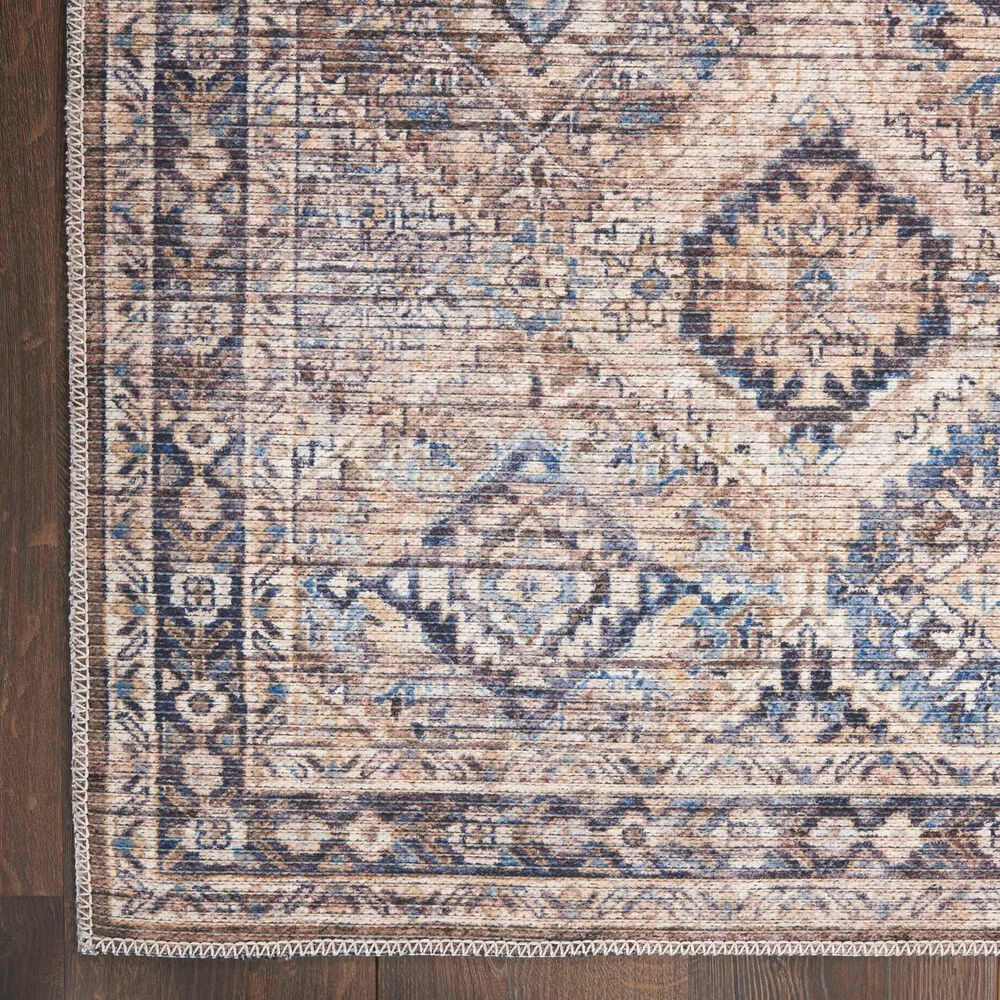57 Grand by Nicole Curtis Series 1 4&#39; x 6&#39; Ivory, Grey and Latte Brown Area Rug, , large