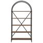Signature Design by Ashley Galtbury Arched Bookcase in Brown and Black, , large