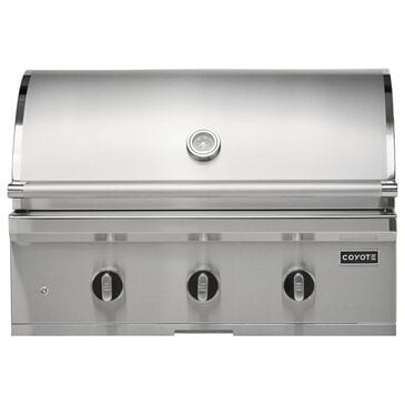 Coyote Outdoor 34" C-Series 3-Burner Natural Gas Grill in Stainless Steel, , large