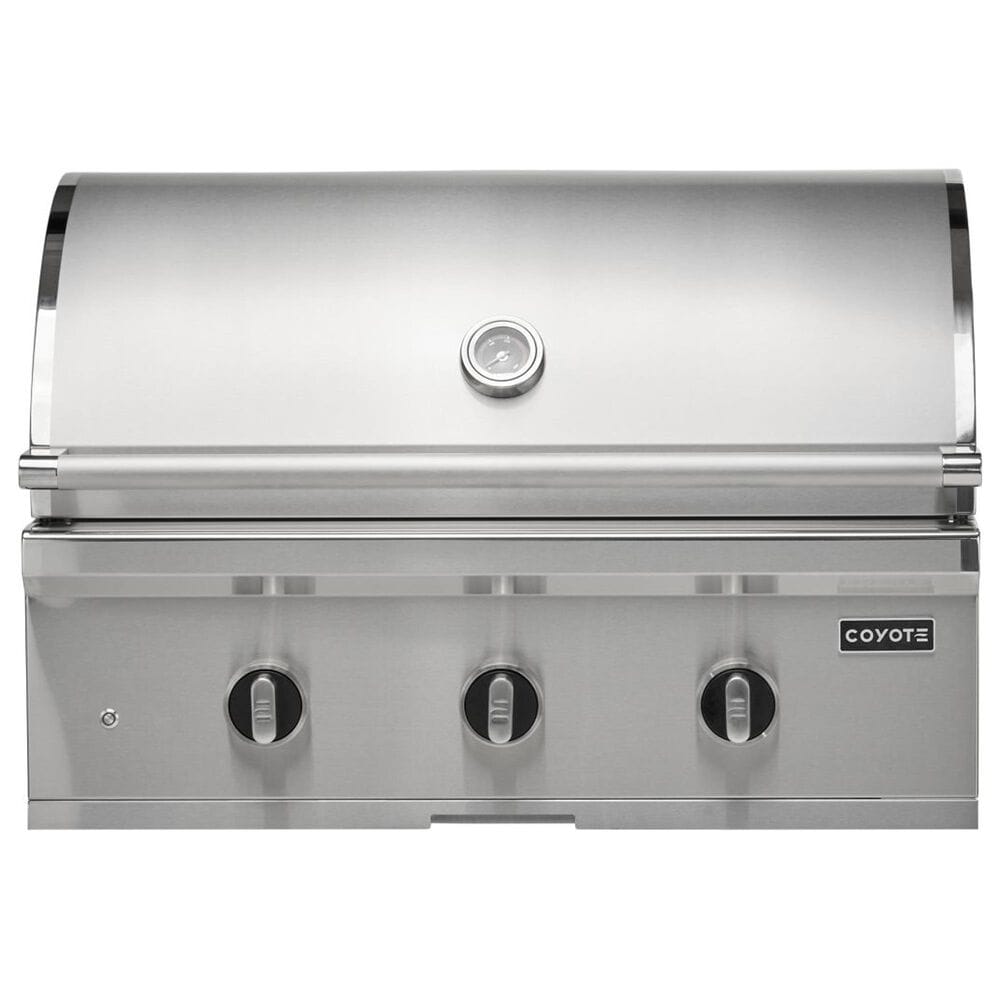 Coyote Outdoor 34" C-Series 3-Burner Natural Gas Grill in Stainless Steel, , large