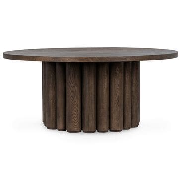 Imported Dining, Occ, Accent, Tiber Pedestal Dining Table in Toasted Brown, , large