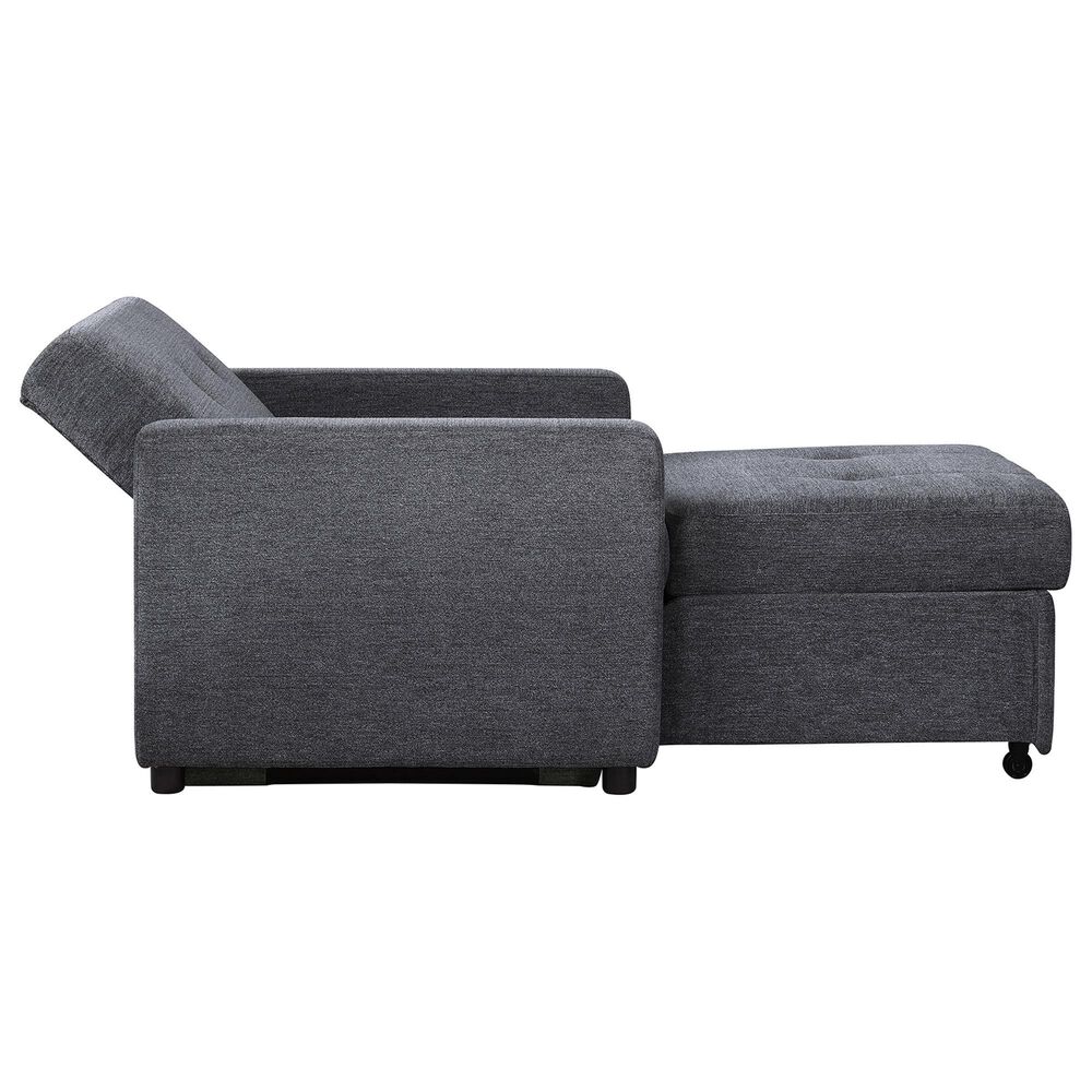 Steve Silver Convertible Sleeper Chair in Gray, , large