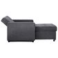 Steve Silver Convertible Sleeper Chair in Gray, , large