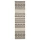 Safavieh Natura 2"3" x 10" Grey and Ivory Runner, , large