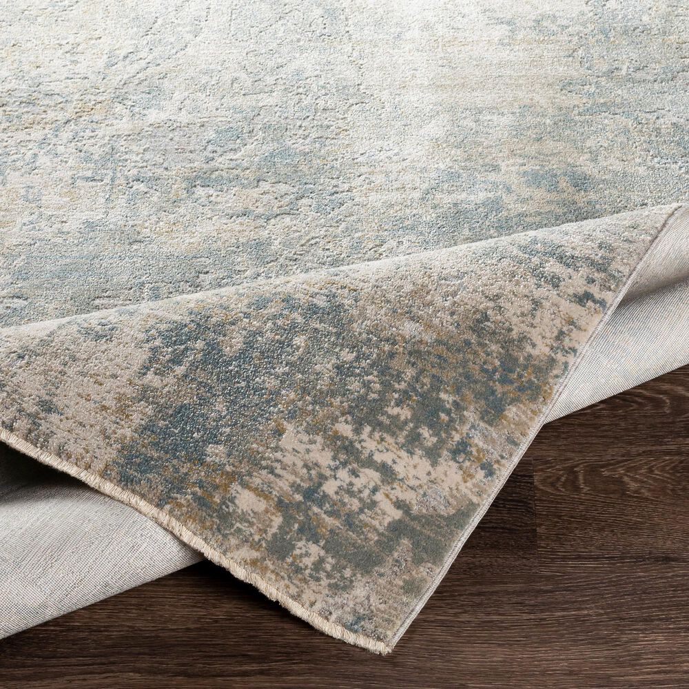 Surya Brunswick 7&#39;10&quot; x 10&#39;3&quot; Sage, Gray, White and Blue Area Rug, , large