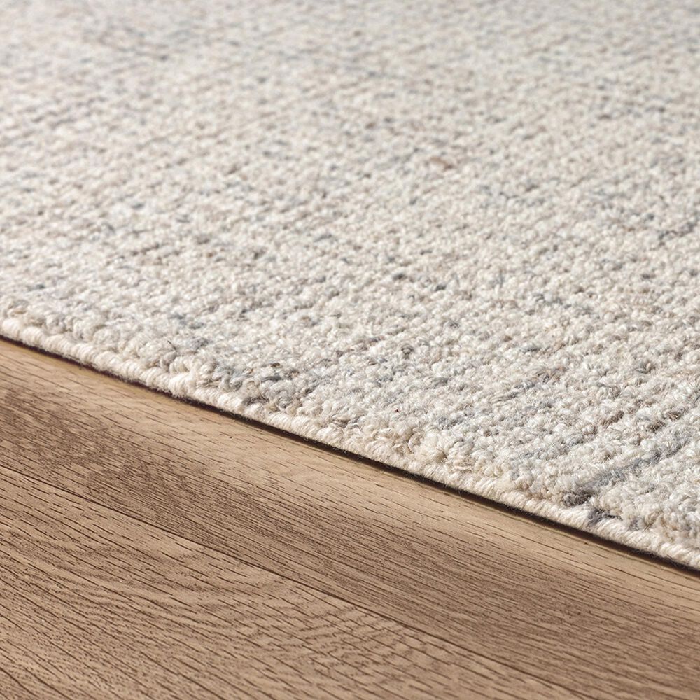 L&amp;R Resources Criss Cross Ivory and Greige 7&#39;9&quot; x 9&#39;9&quot; Area Rug, , large